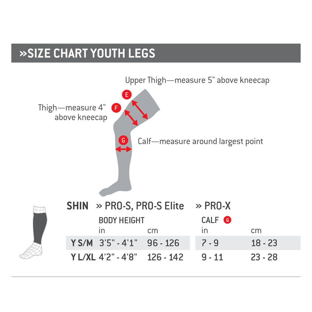 adidas youth shin guard sizing