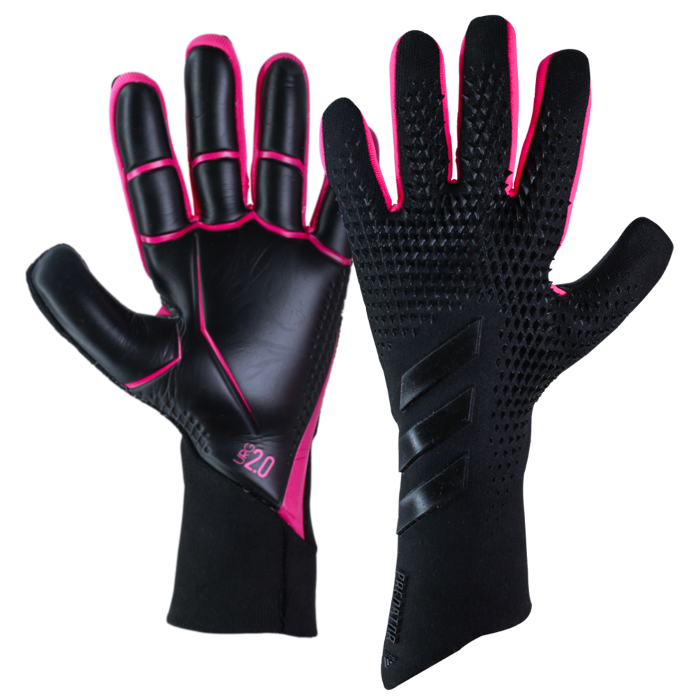 pink predator goalie gloves